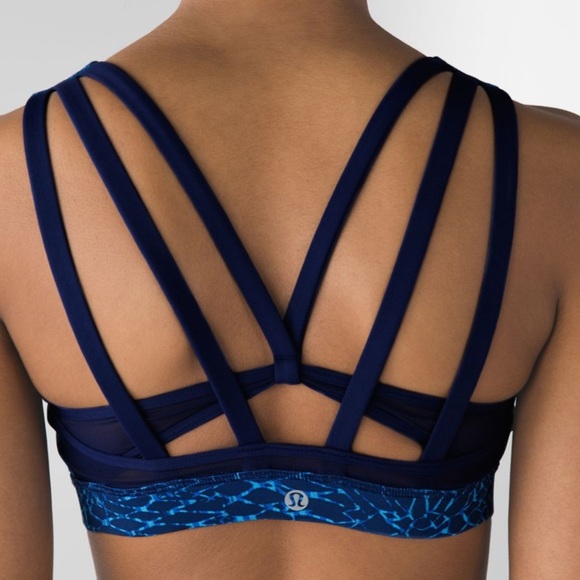 Lululemon Energy Bra (Exhale) Kayak Hero Blue - Picture 2 of 11